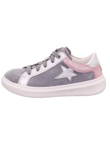 superfit Sneaker COSMO in Hellgrau/Rosa