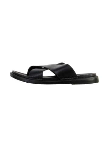 ELONG Flache Slipper-Sandalen Schwarz