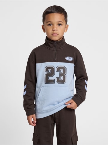 Hummel Halbreißverschluss Sweatshirt Hmltimmi Kinder in TURKISH COFFEE