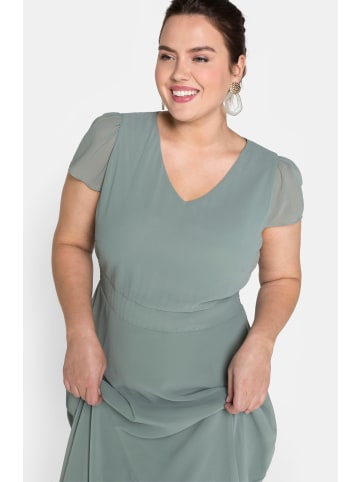 sheego Abendkleid in eukalyptus