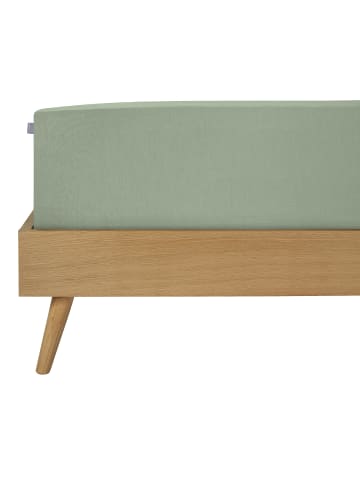 Schiesser Feinbiber-Spannbettlaken Finni in Hellgrün