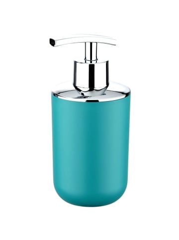 Wenko BRASIL Seifenspender türkis 320 ml in Meerblau, (B) 8 x (H) 16,5 x (L) 8 cm