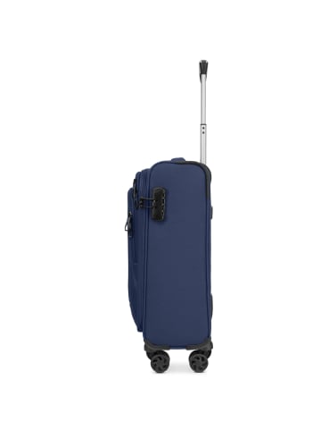 Franky Melbourne 3.0 4-Rollen Kabinentrolley 55 cm mit Dehnfalte in dark blue