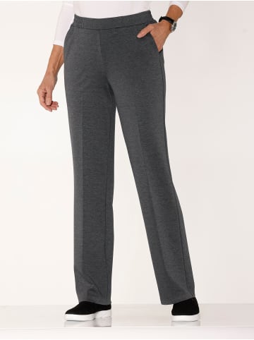 Sieh an! Bügelfalten-Hose in anthrazit-meliert