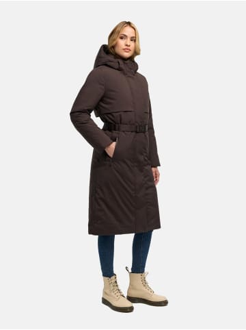 Navahoo Wintermantel Waldbummler 14 in Choco