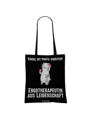 Mr. & Mrs. Panda Schultasche Ergotherapeutin Leidenschaft mit Sp... in Schwarz