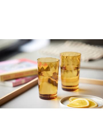 Lyngby Glas Highball Vienna in Amber