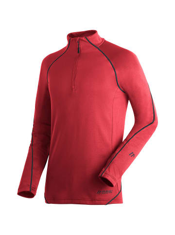 Maier Sports Rollkragen m. RV ROGER in Rot4584