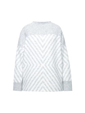 Ulla Popken Pullover in silver melange