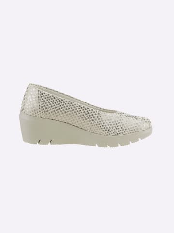 Suave Slipper in champagner-bedruckt