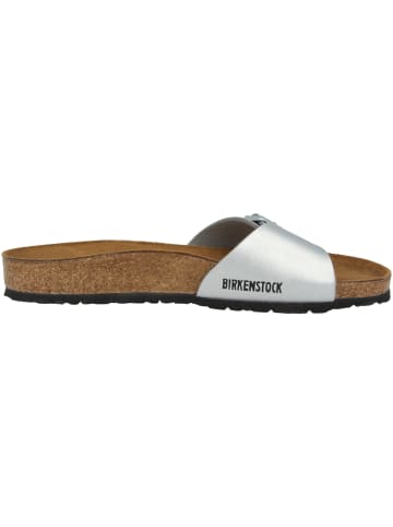 Birkenstock Pantolette Madrid Birko-Flor normal in silber