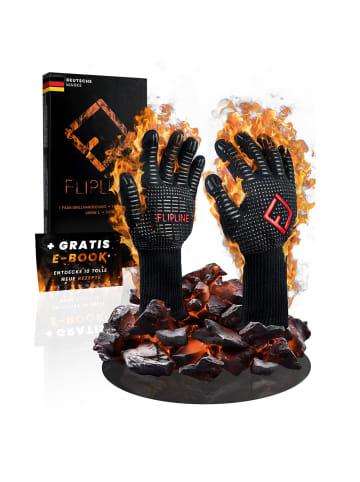 Flip Grillhandschuhe L Schwarz