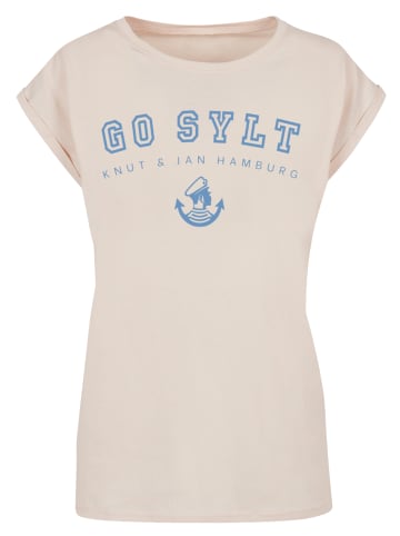 F4NT4STIC T-Shirt Go Sylt Knut & Jan Hamburg in Whitesand