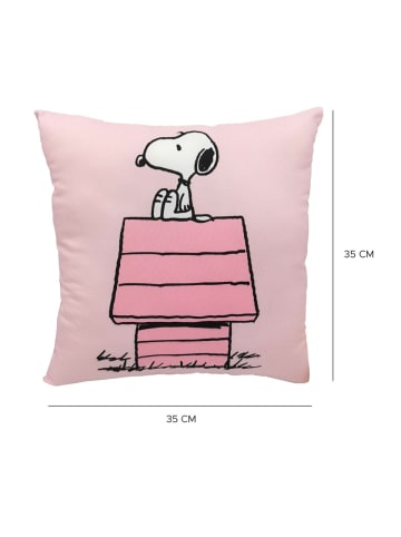 Snoopy Dekokissen Kuschelkissen Zierkissen Wohnaccessoire 35x35 cm