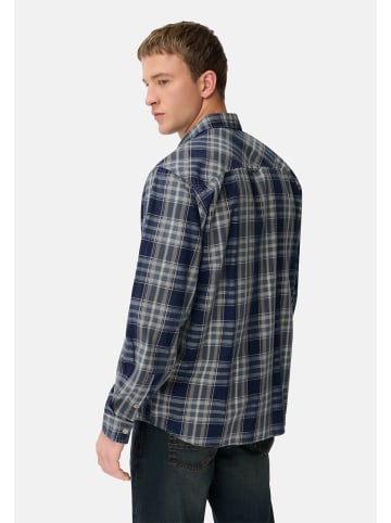 Camel Active Langarmhemd mit Brusttaschen in Steinblau