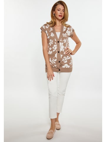 Albee Women Pullunder in Taupe Wollweiss