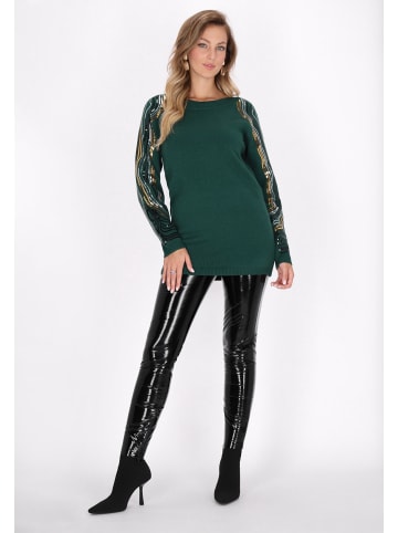 faina Damen Pullover in Dunkelgrün