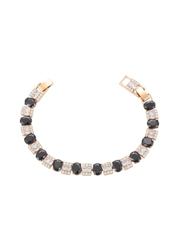 faina Women Bracelet in Rose Gold Black