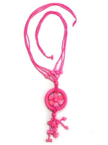 collezione alessandro Lange Kette " Florence " in pink