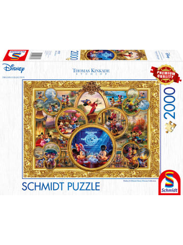 Schmidt Spiele Disney, Mickey & Minnie, Dream Collage II | Puzzle Thomas Kinkade, Disney...