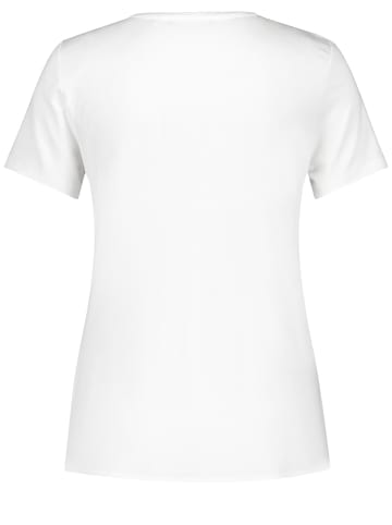 TAIFUN T-Shirt Kurzarm Rundhals in White