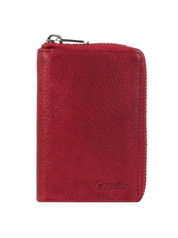 Esquire Oslo Texas Geldbörse RFID Leder 8 cm in rot