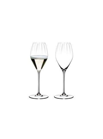 RIEDEL Glas 2er Set Champagnergläser Performance 375 ml in transparent