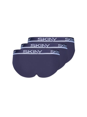 Skiny Slip 3er Pack in Blau