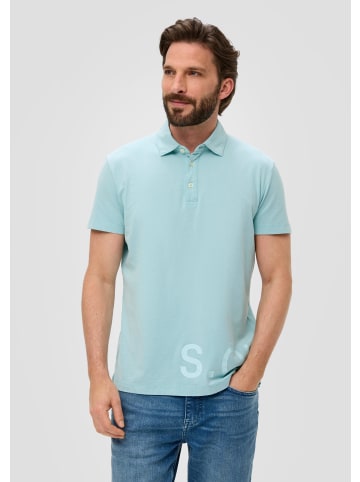 s.Oliver Polo-Shirt kurzarm in Blau