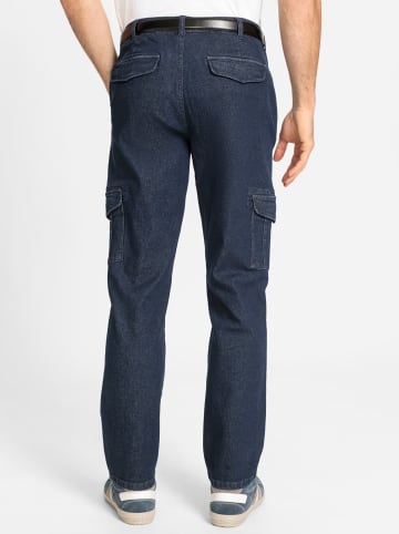 WITT WEIDEN Cargojeans in dark blue denim