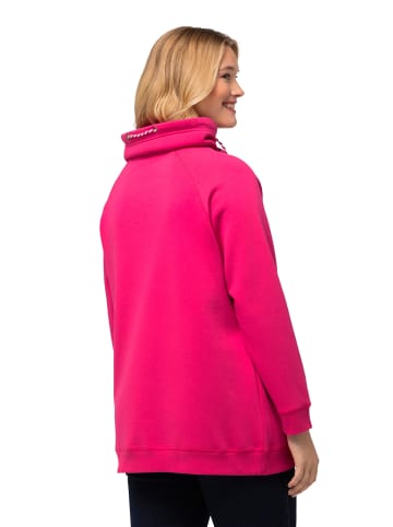 Ulla Popken Sweatshirt in magentapink