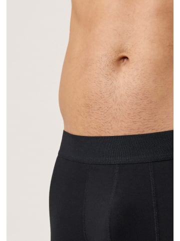 SNOCKS Boxershorts ohne Logo aus Bio-Baumwolle Schwarz 6 Stück