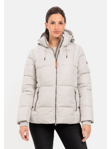 Camel Active Pufferjacke mit Kapuze in Creme