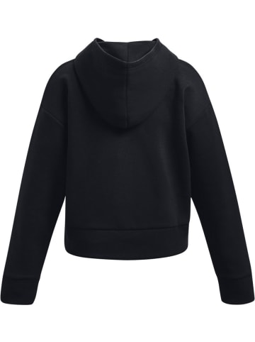 Under Armour Kinder Longsleeve "UA Rival Fleece Crop Hoodie" in Schwarz
