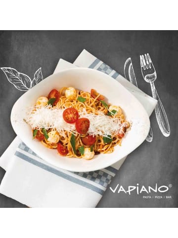 Villeroy & Boch 6er Set Italian-Set Vapiano weiß in weiß