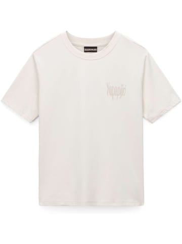 Napapijri T-Shirt "S-Turrach Ss" in Beige