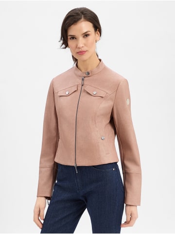 AMBER & JUNE Jacke in altrosa - 0002