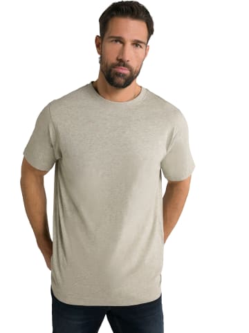 JP1880 Kurzarm T-Shirt in kieselgrau