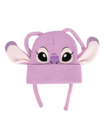 Disney Disney Stitch Lila Mütze für Kinder Beanie Design Wintermütze in Lila