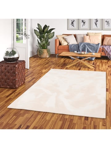 Pergamon Fellteppich Pearl in creme