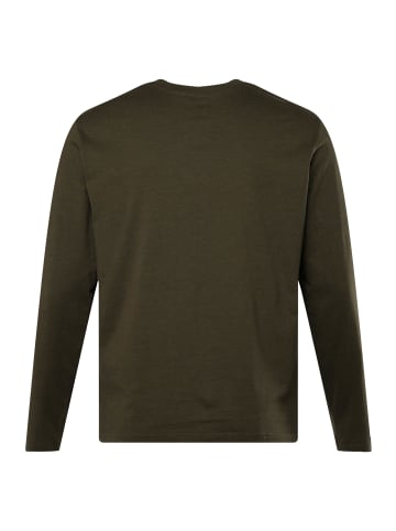 JP1880 Kurzarm T-Shirt in tannengrün