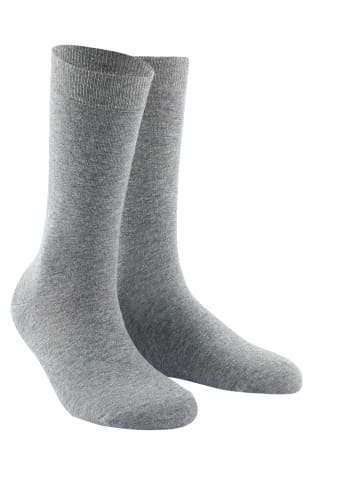 Wilox Baumwollsocken ARGYLE 2er Pack in grau