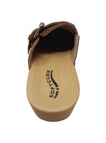SOFTCLOX Clogs Leslie in Braun
