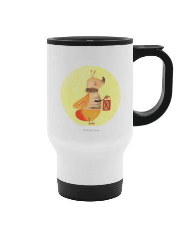 Mr. & Mrs. Panda Kaffeebecher To Go Glühwürmchen ohne Spruch in Weiß