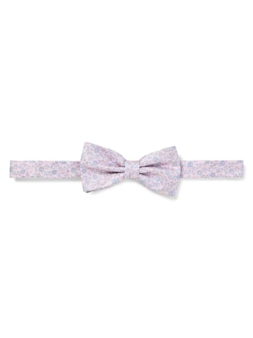 Finshley & Harding London Fliege und Einstecktuch in rosa hellblau - 0002