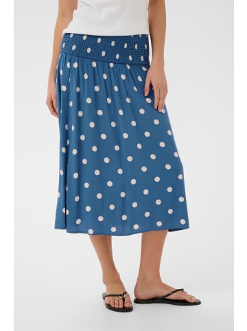 SAINT TROPEZ Rock GislaSZ Gerade Passform in Blue Turtledove Big Dot