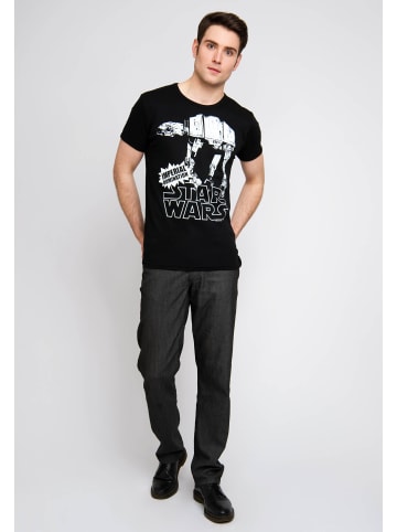 Logoshirt T-Shirt AT-AT in schwarz