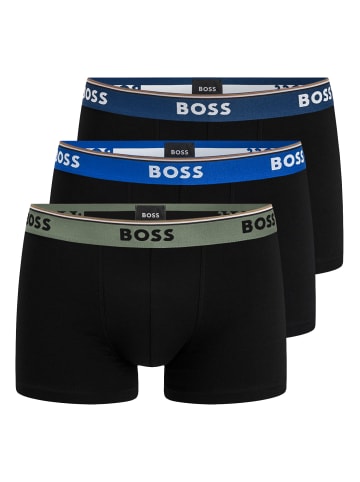 BOSS 3er Pack Trunks in Schwarz