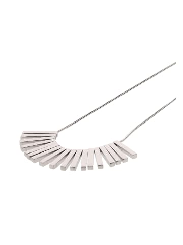 usha WHITE LABEL Women Box Chain Necklace in Silver