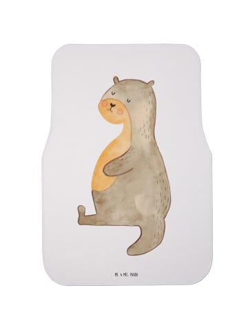 Mr. & Mrs. Panda Automatte Otter Bauch ohne Spruch in Weiß